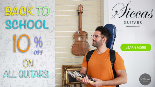 SICCAS GUITARS – BACK TO SCHOOL CAMPAIGN