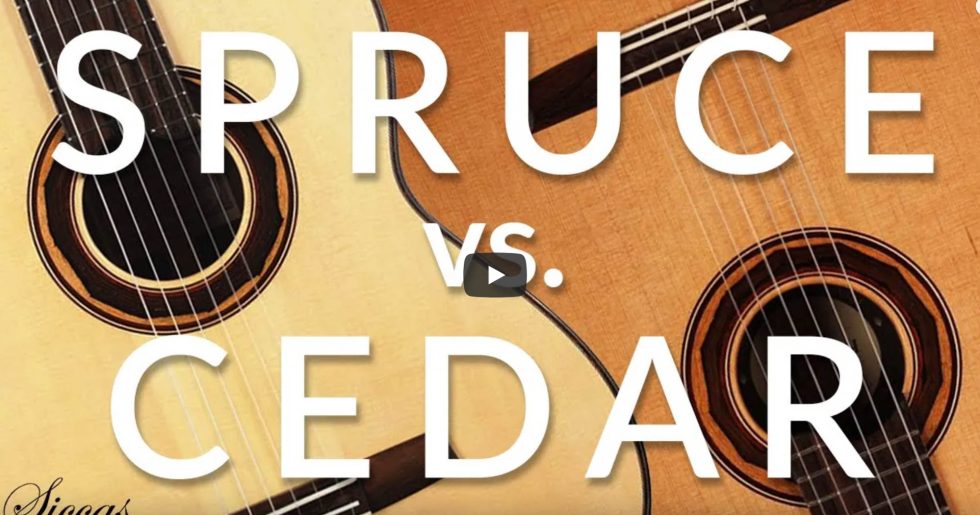 SPRUCE or CEDAR Top – Classical Guitars Tone Comparison
