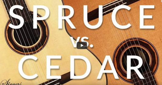 SPRUCE or CEDAR Top – Classical Guitars Tone Comparison