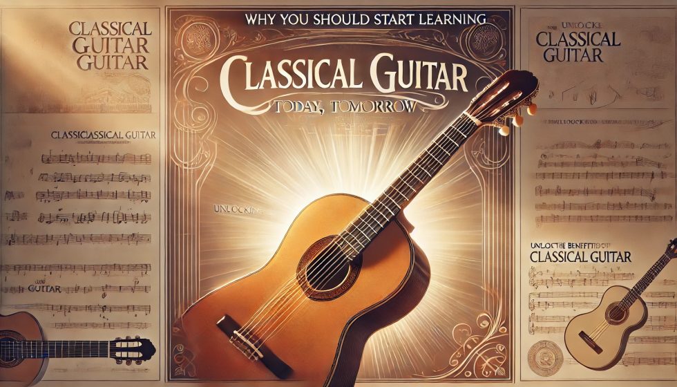 Why You Should Start Learning Classical Guitar Today, Not – Siccas Guitars