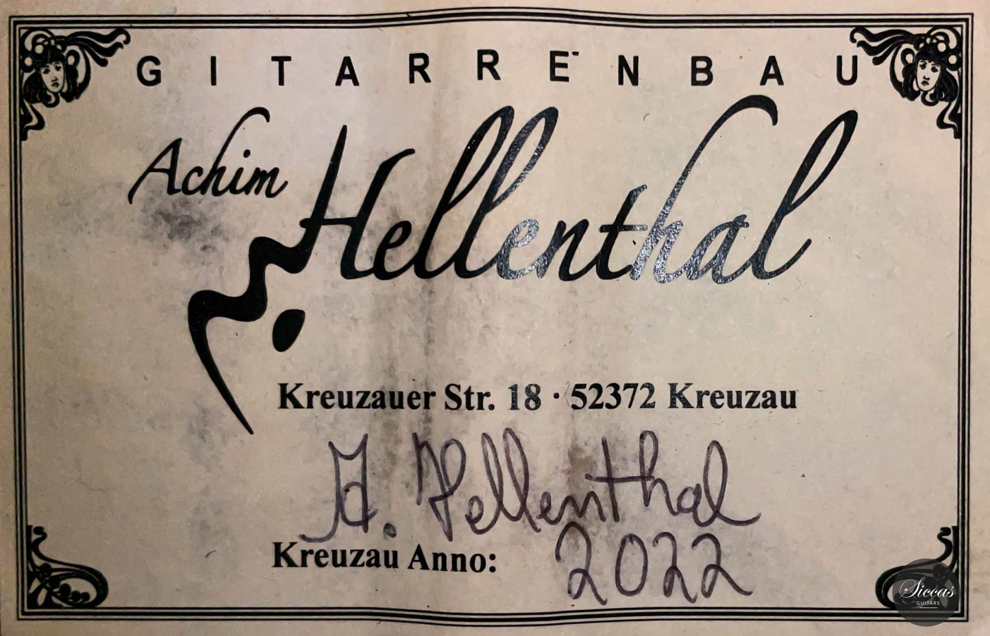 Achim Hellenthal – 2022 “Santos Hernandez”