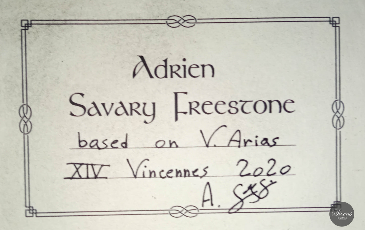 Adrien Savary-Freestone - 2020 Arias