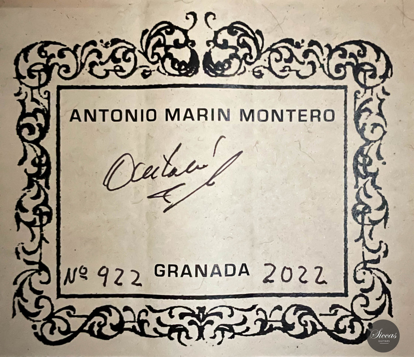 Antonio Marin Montero - 2022 No. 922