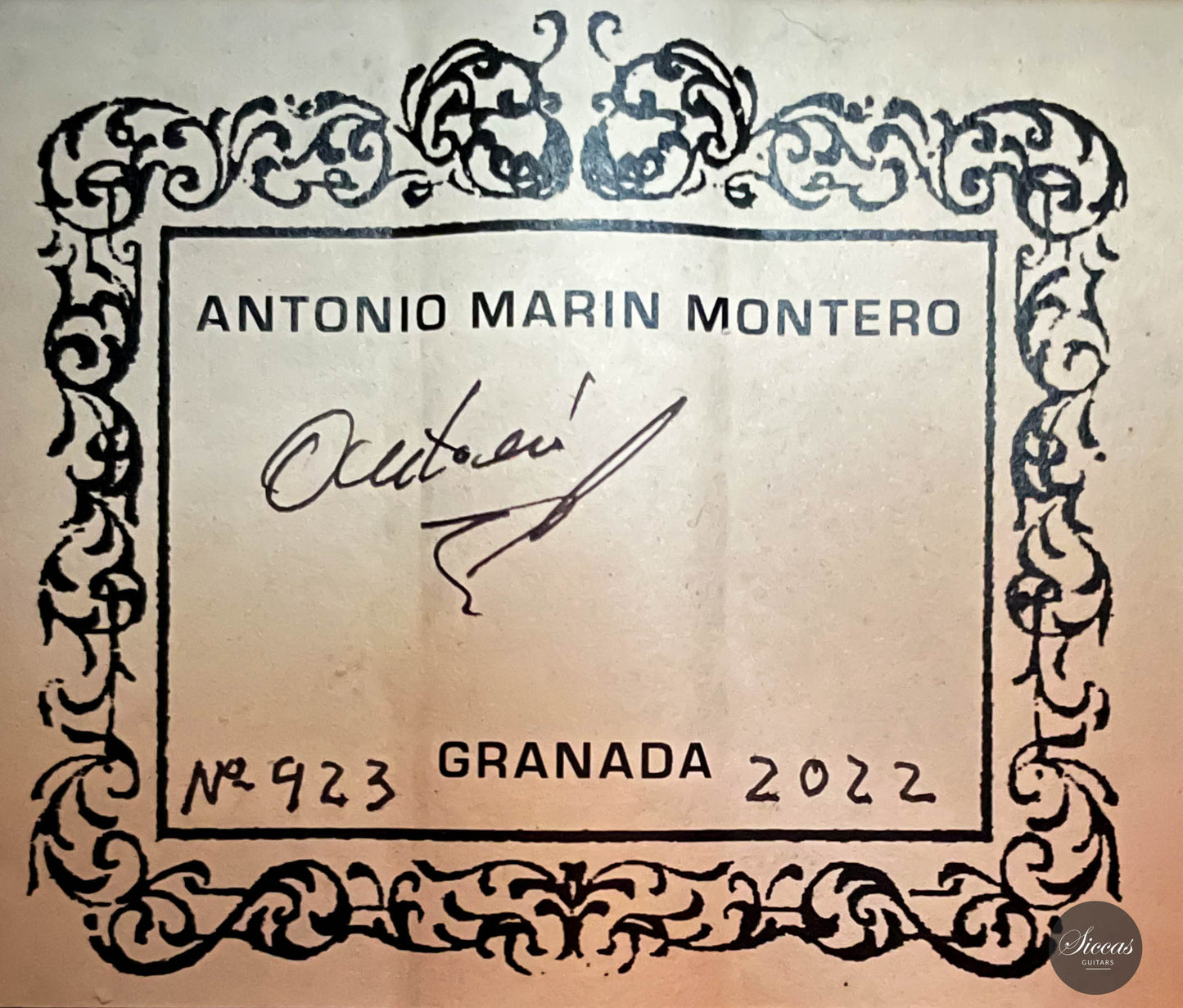 Antonio Marin Montero - 2022 No. 923