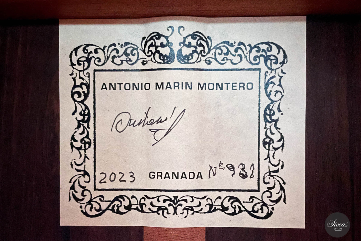 Antonio Marin Montero - 2023 No. 931