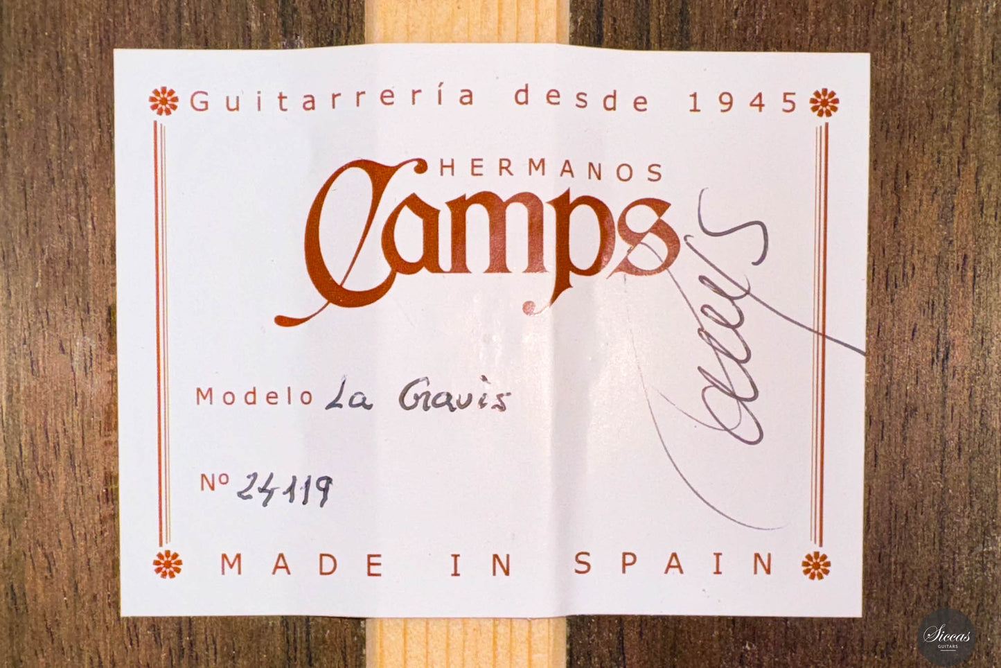 Hermanos Camps - CL 20 S - "La Gravis"