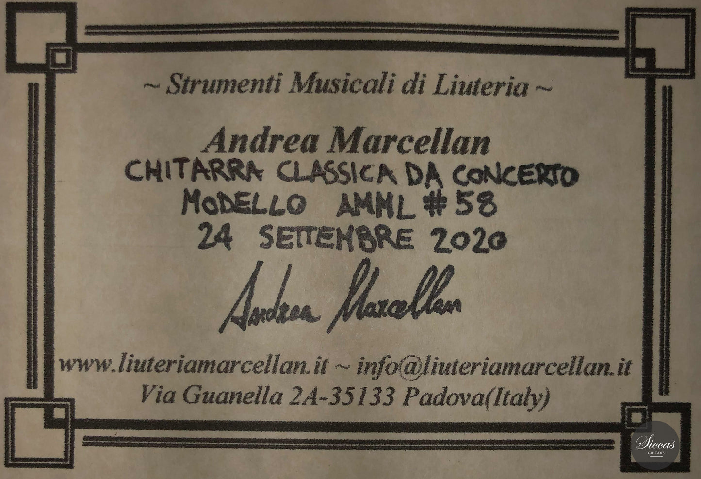 Andrea Marcellan - Grand Concert 2020