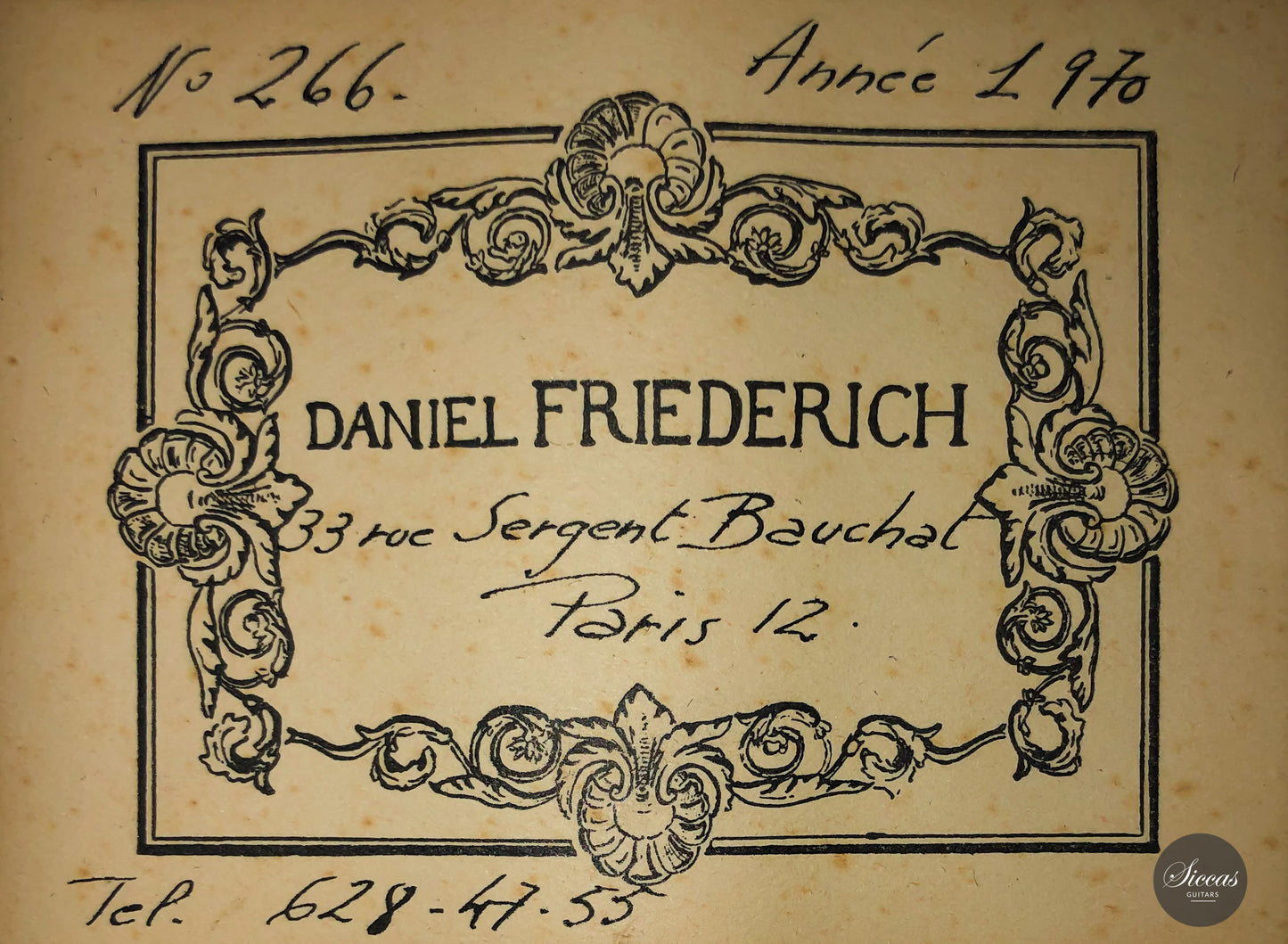 Daniel Friederich - 1970 nr. 266