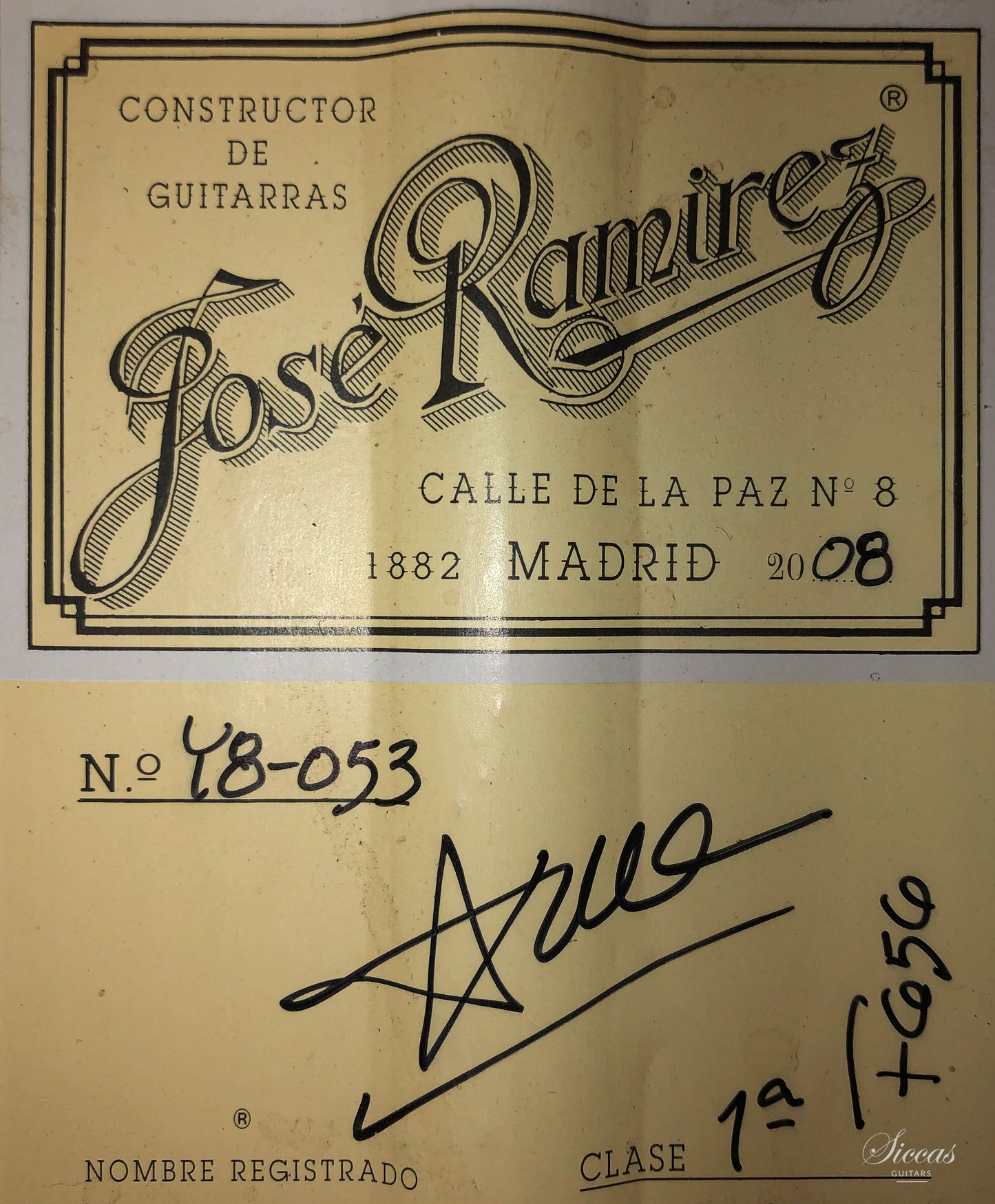 José Ramirez - 2008 Flamenco 1a