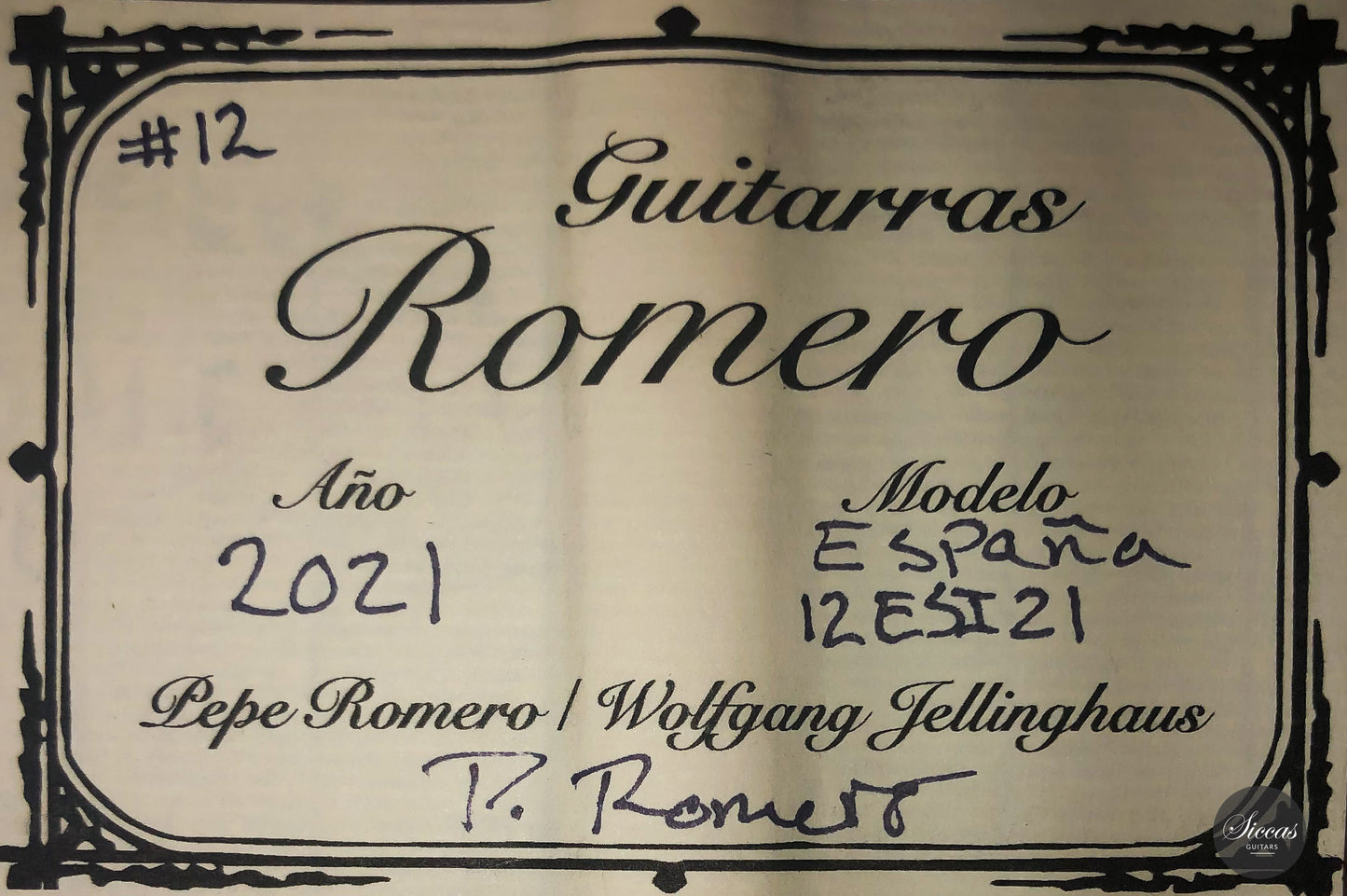 Pepe Romero / Wolfgang Jellinghaus – "España" Spruce