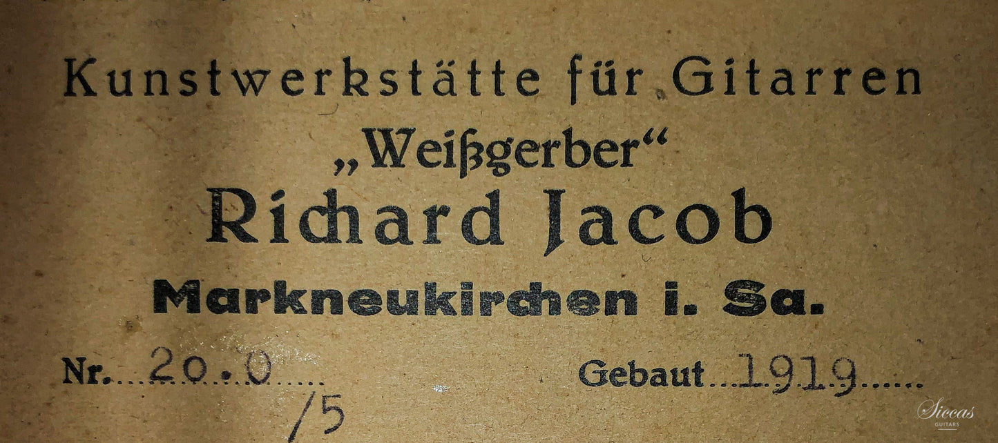 Richard Jacob Weissgerber - 1919