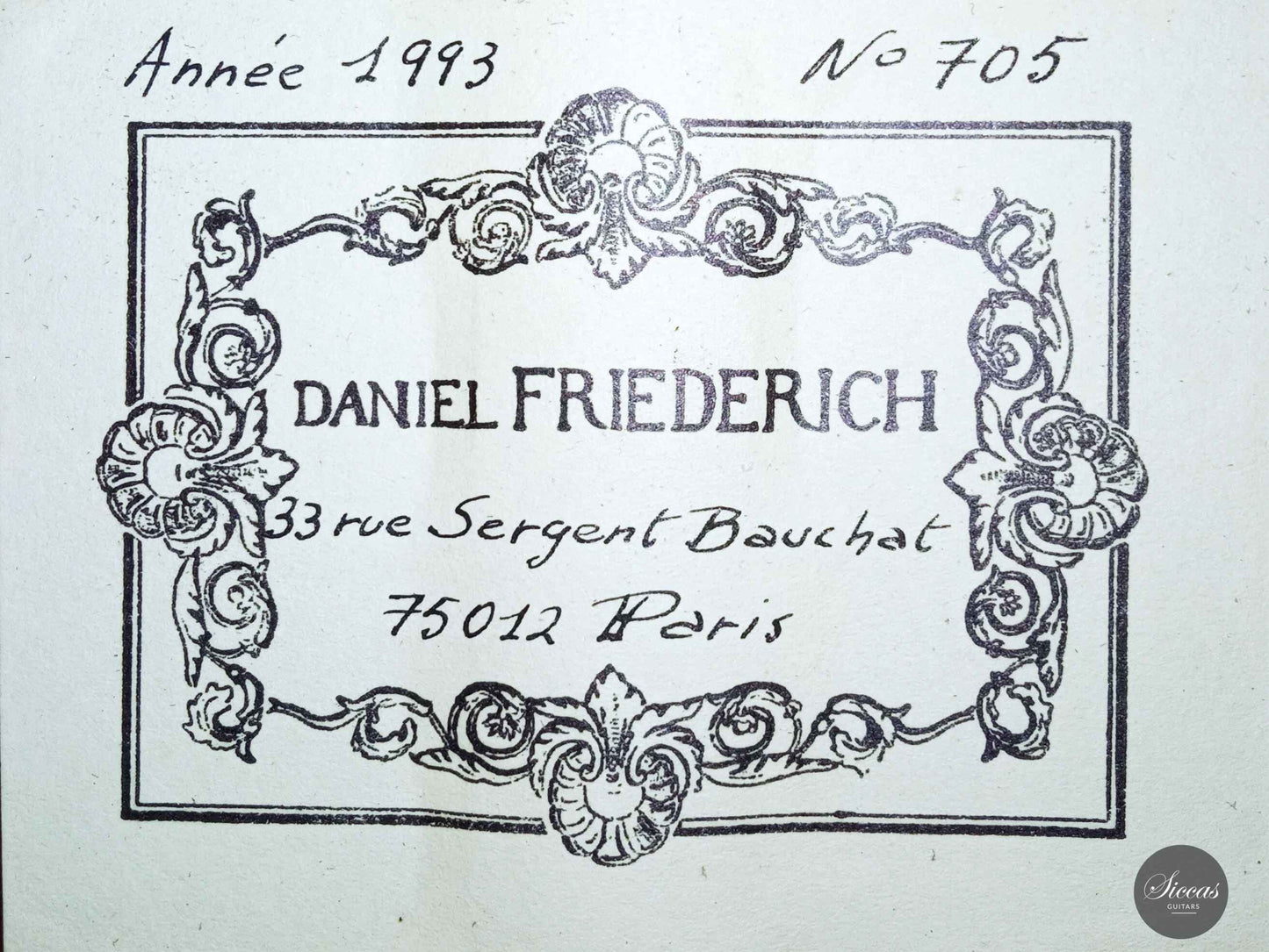 Daniel Friederich - 1993 No. 705