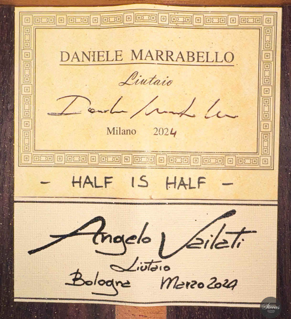 Daniele Marrabello/Angelo Vailati - 2024 Half is Half
