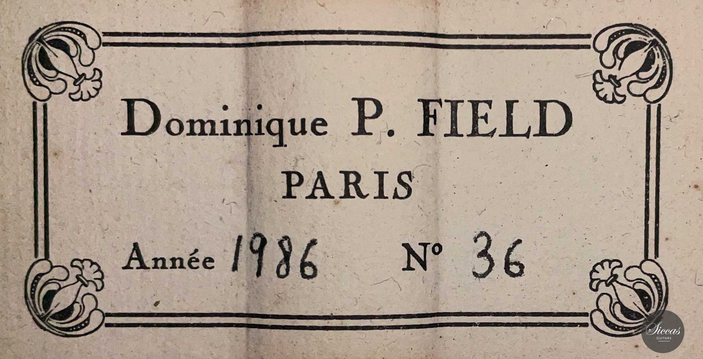 Dominique Field - 1986 No. 36