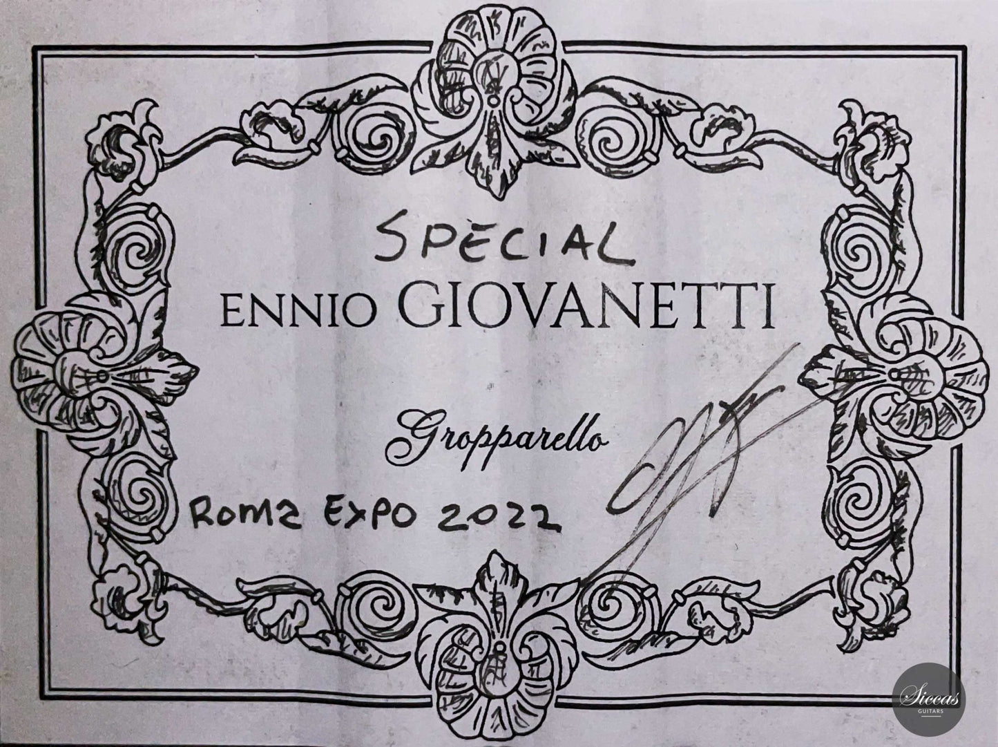 Ennio Giovanetti - 2022 "Daniel Friederich 1964" REG Limited Edition