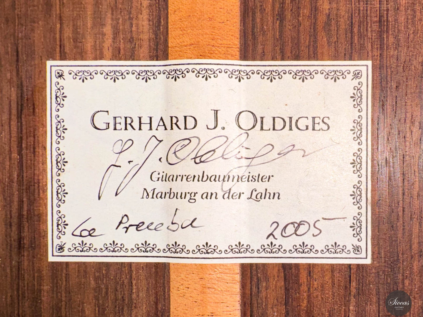 Gerhard Oldiges - 2005 La Prueba