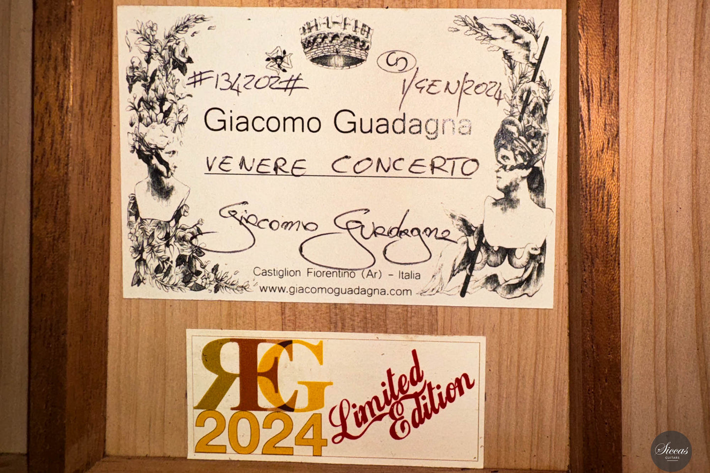 Giacomo Guadagna - 2024 REG 2024 "La Venere Concerto Limited Edition"