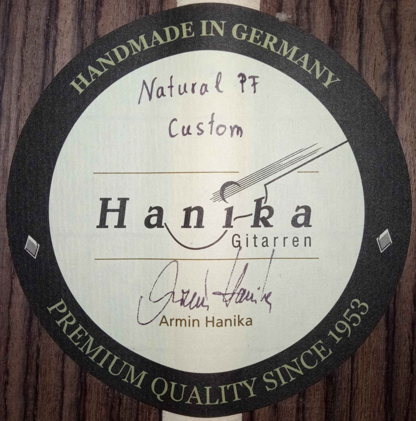 Armin Hanika - Natural PF "Custom" Acer pseudoplatanus