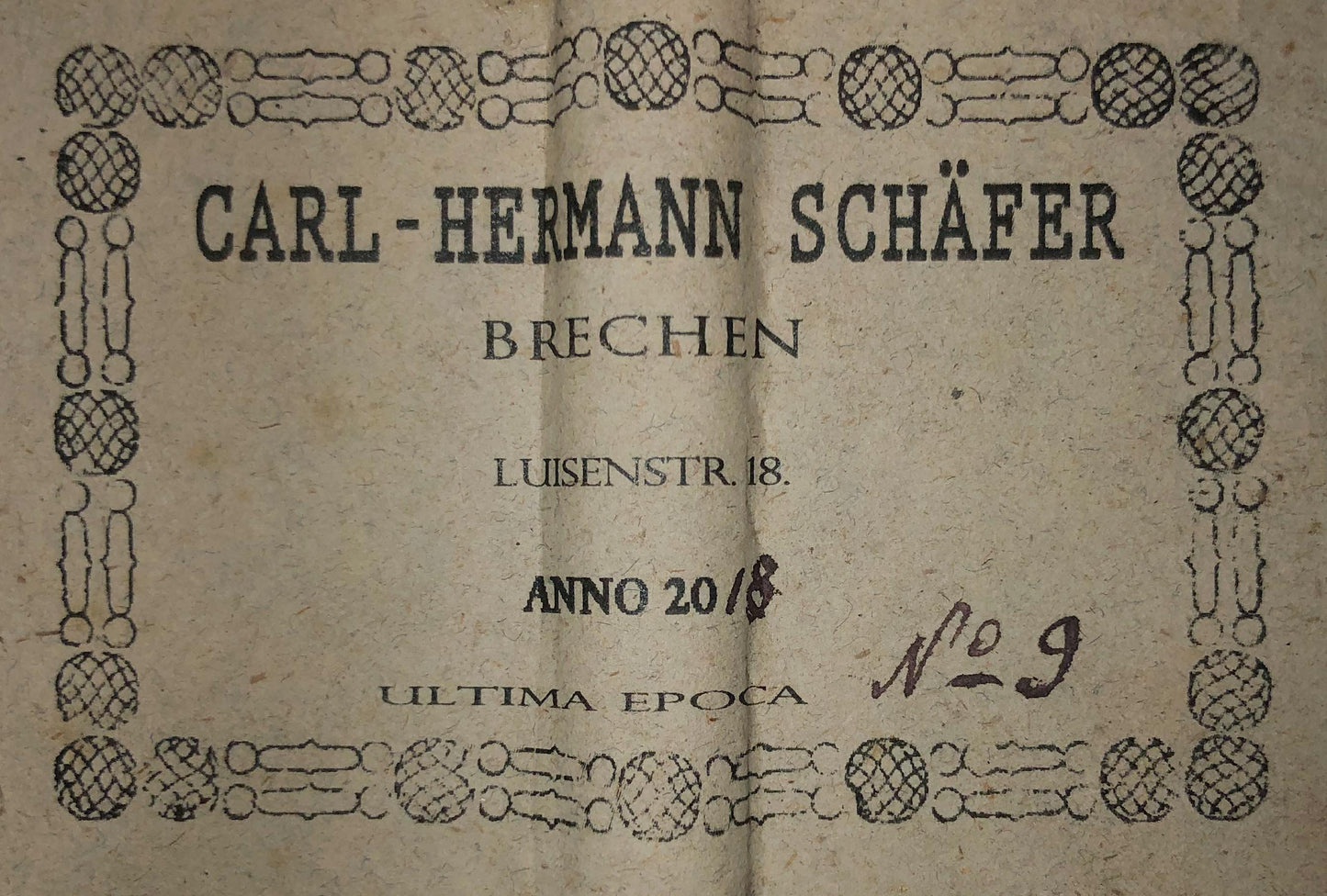 Carl Hermann Schäfer - 2018 Torres