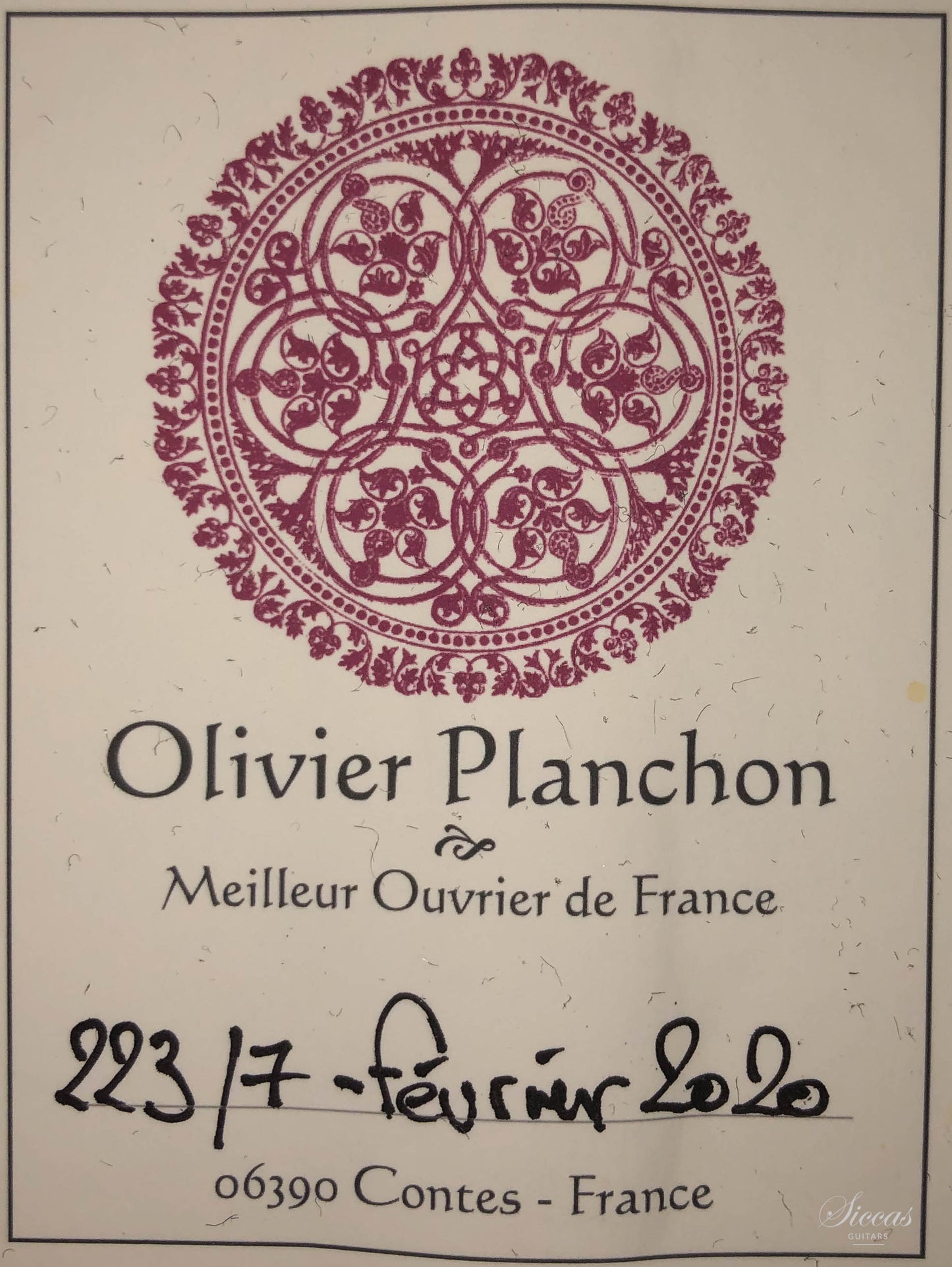 Olivier Planchon - 2020