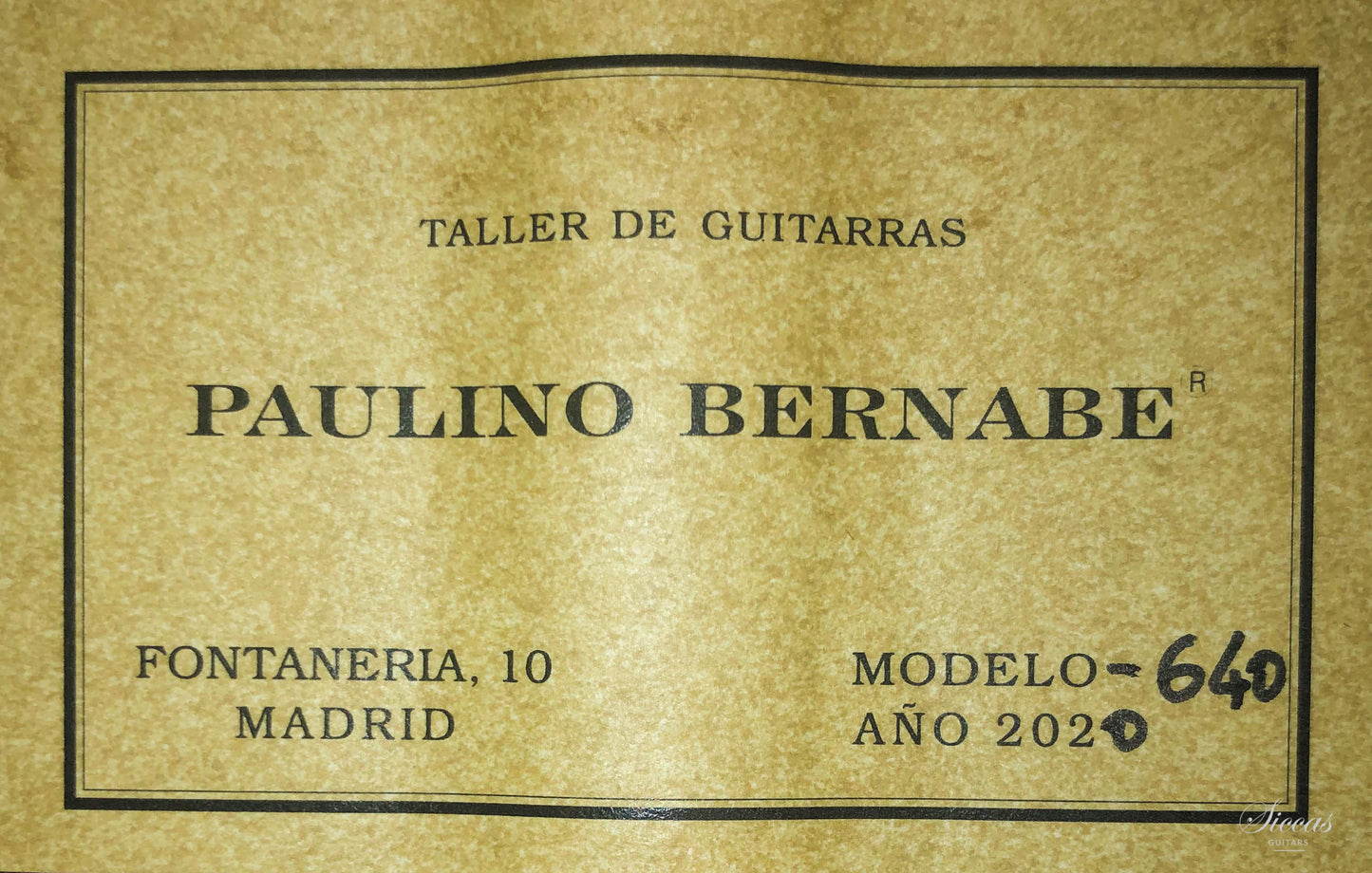 Paulino Bernabé - 2020 - 640 Zeder