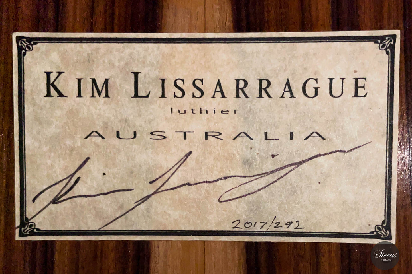 Kim Lissarrague - 2017 No. 292