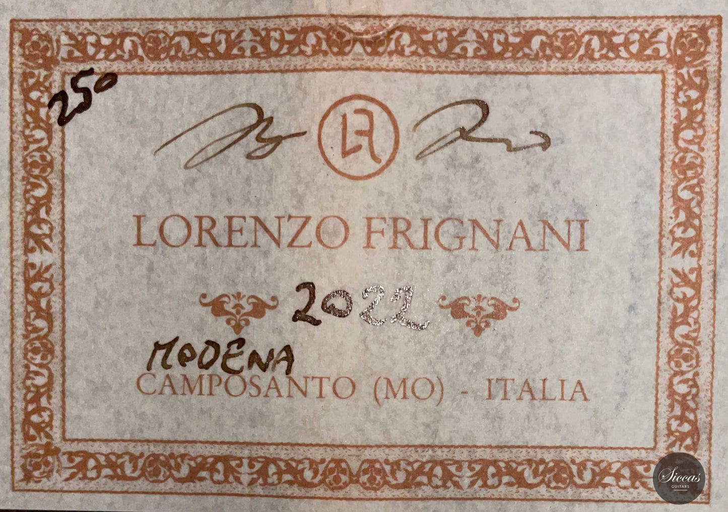 Lorenzo Frignani - 2022 No. 250