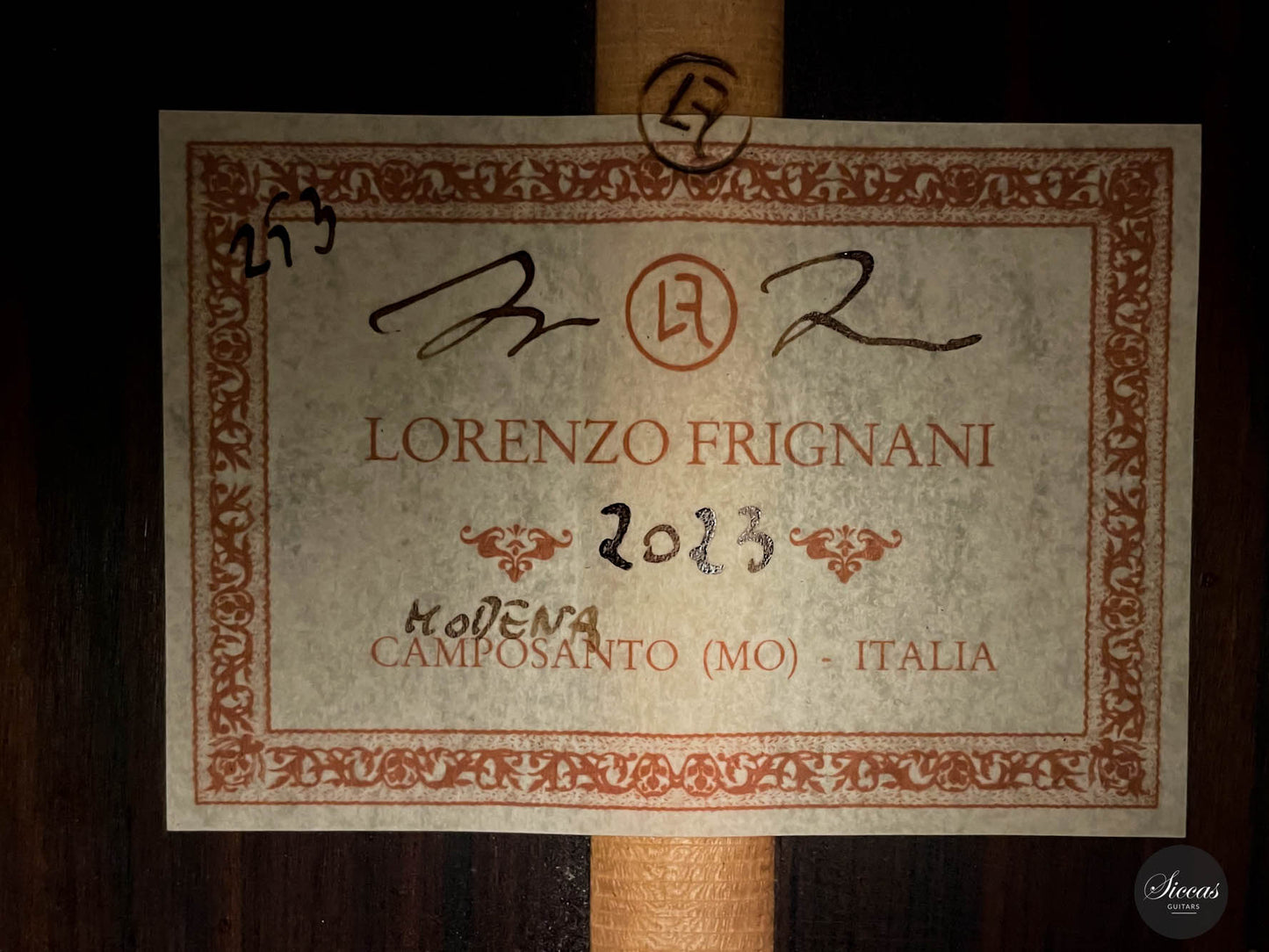 Lorenzo Frignani – 2023 Spruce No. 253