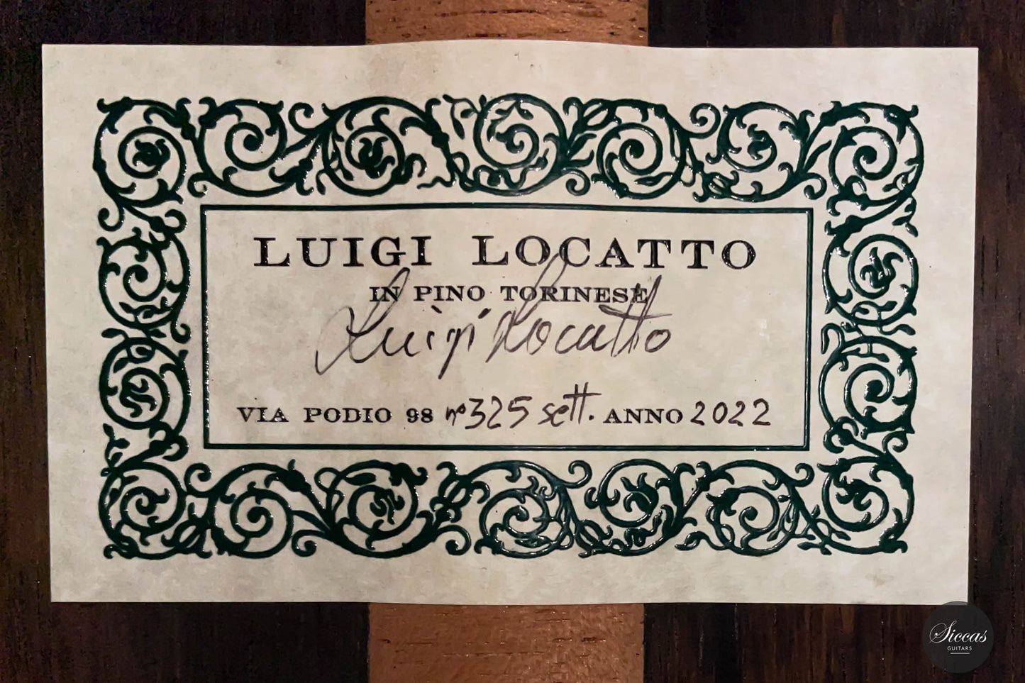 Luigi Locatto - 2022 No. 325
