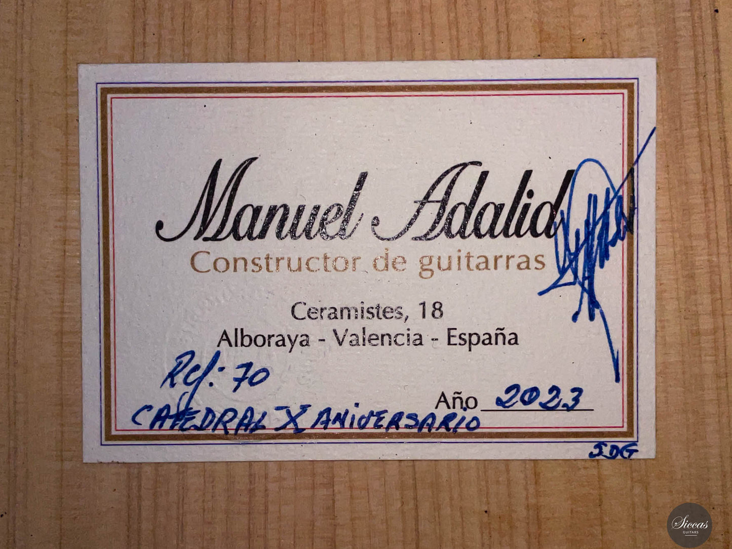 Manuel Adalid - 2023 La Catedral 10 Anniversary Doubletop
