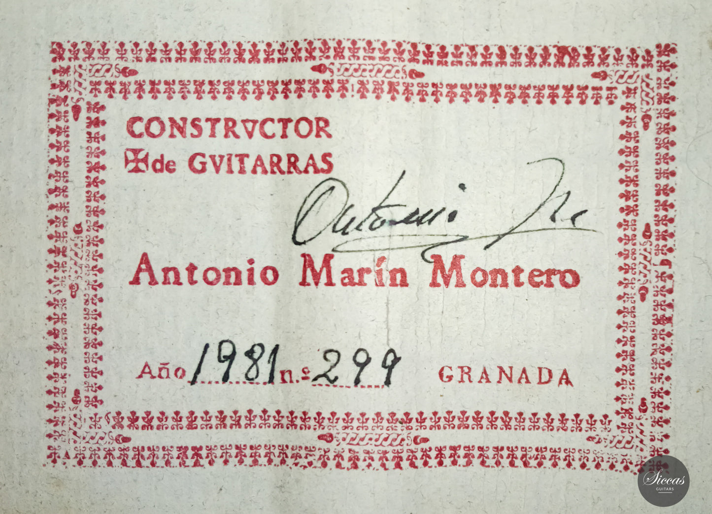 Antonio Marin Montero - 1981
