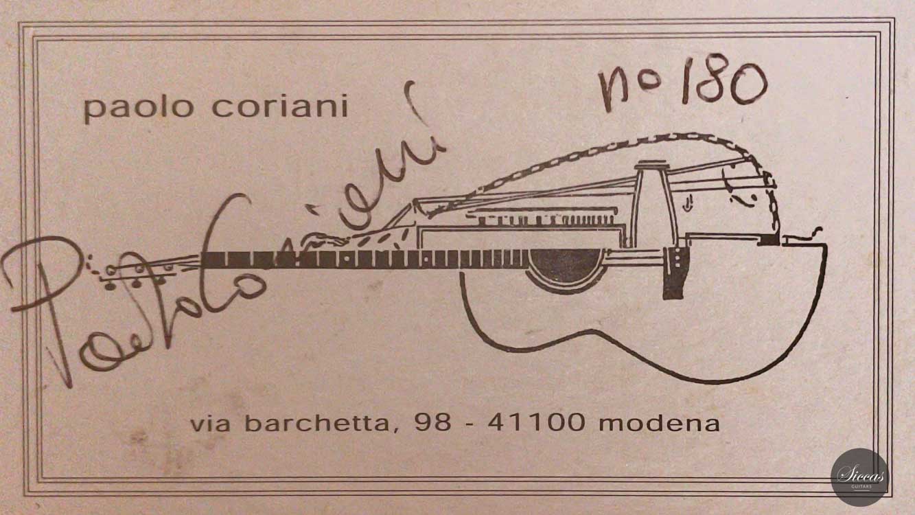 Paolo Coriani - 2010 "La Leona" No. 180