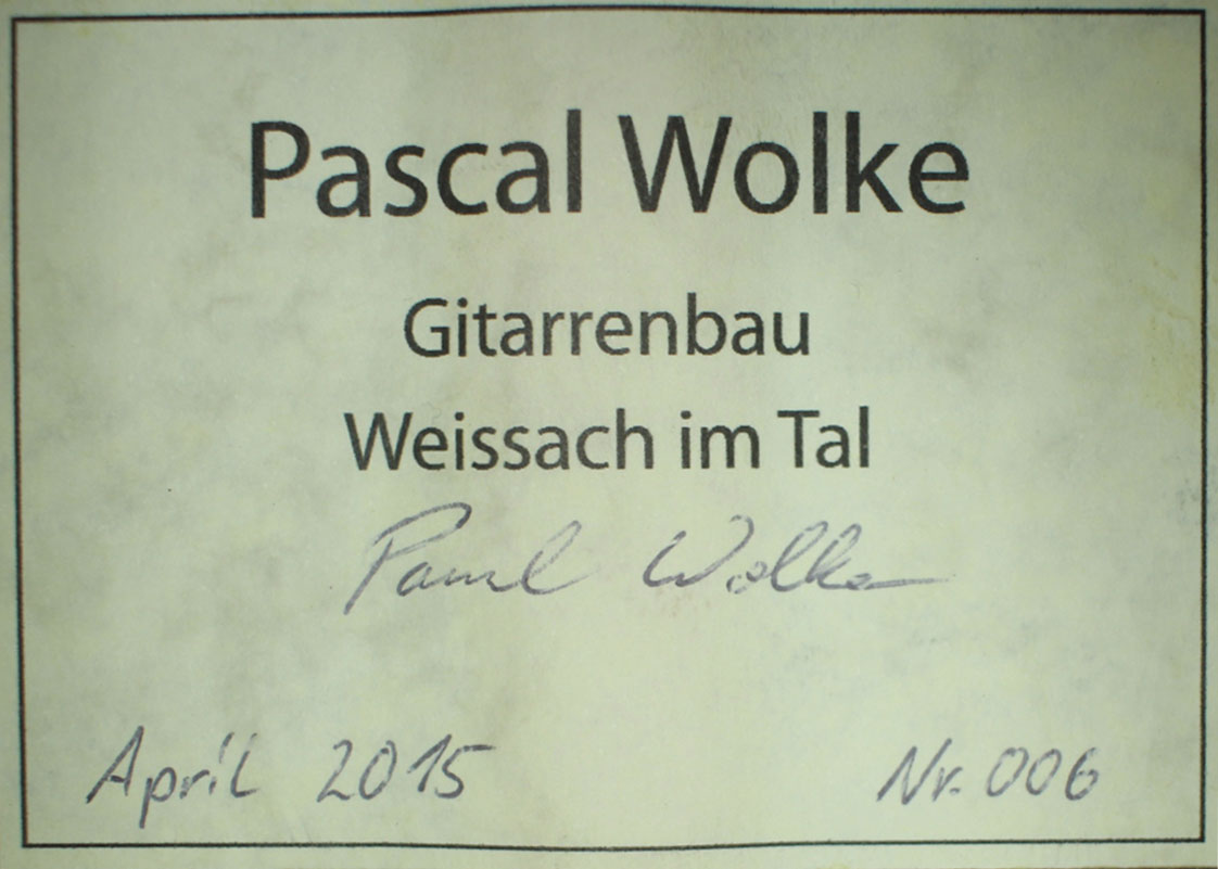 Pascal Wolke - OM 2015 No. 6