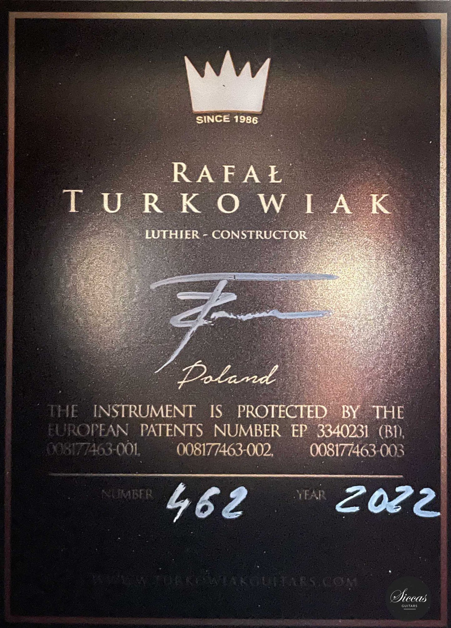 Rafal Turkowiak - 2022 No. 462 Black Diamond