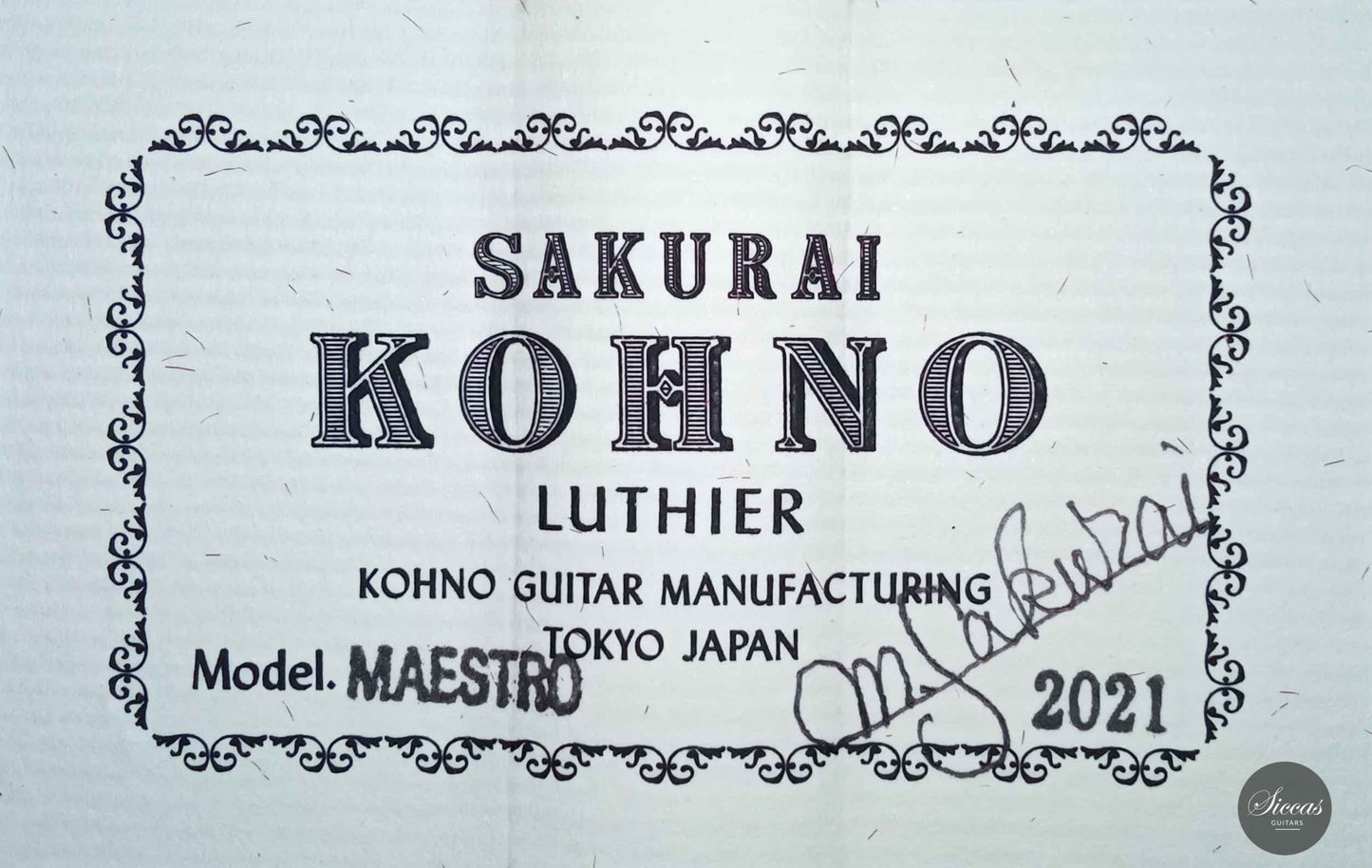 Sakurai Kohno - 2021 Maestro
