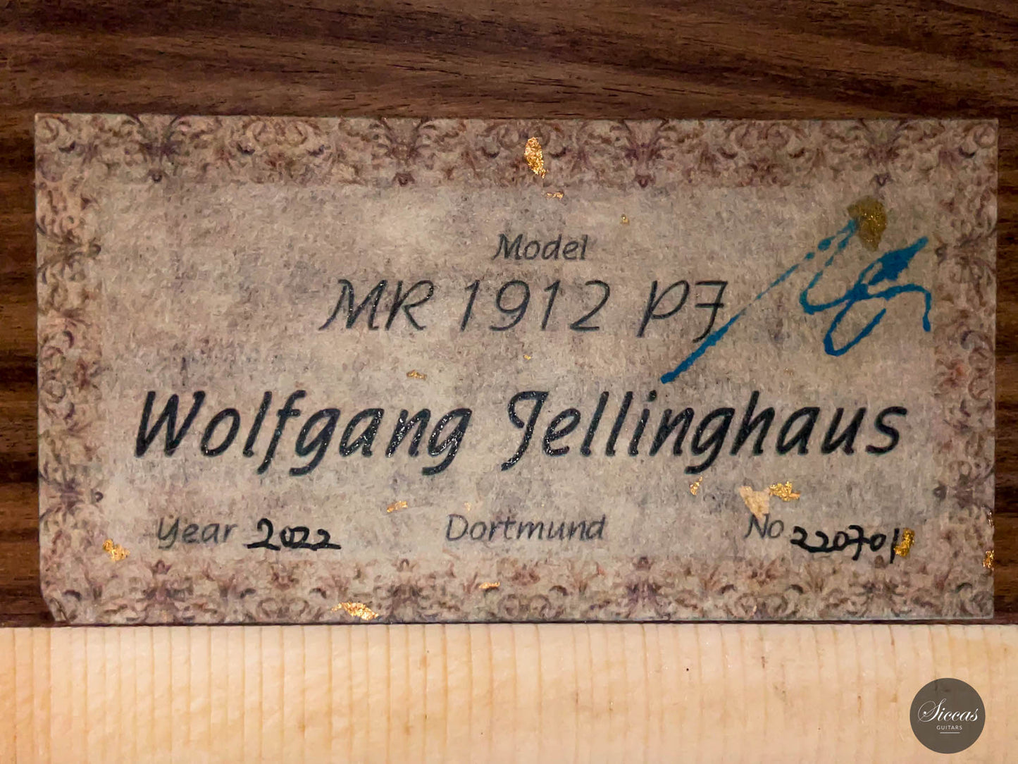 Wolfgang Jellinghaus - "Manuel Ramirez 1912" Spruce / Pao Ferro 65 cm