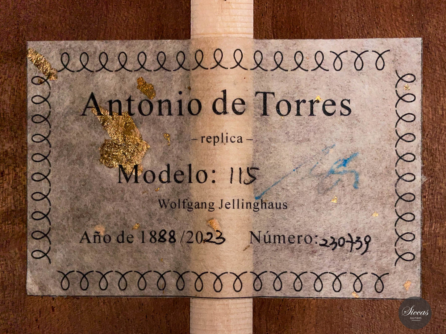 Wolfgang Jellinghaus - "Antonio de Torres" 115