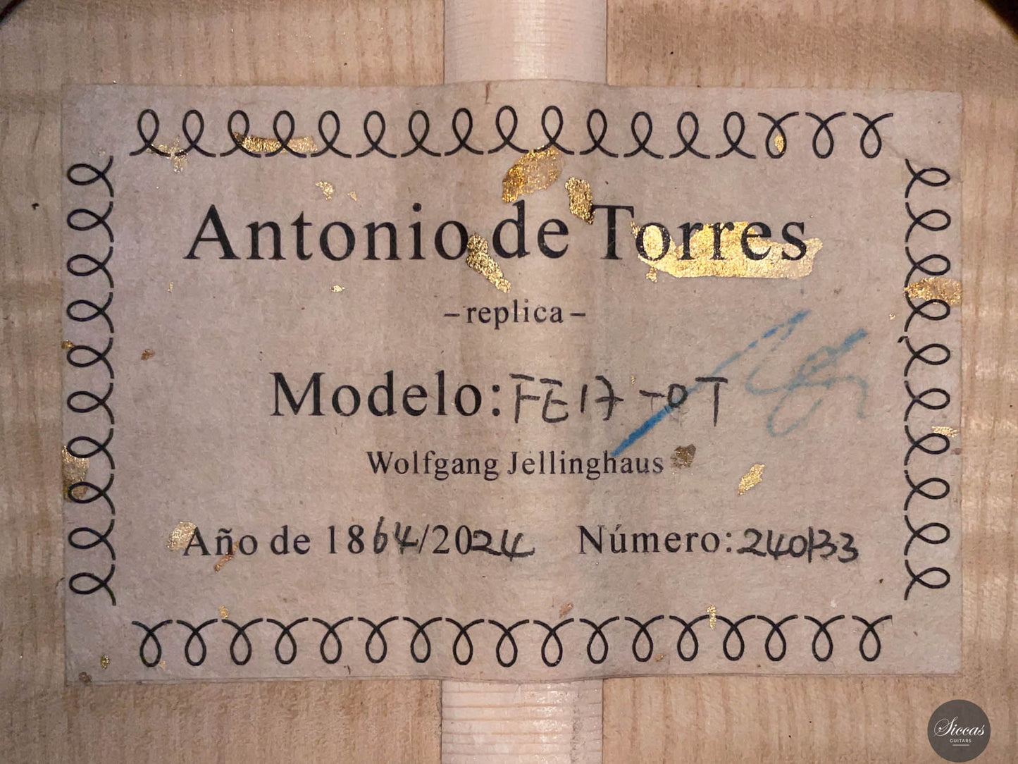Wolfgang Jellinghaus - Antonio de Torres FE 17 Tornavoz 64,5cm