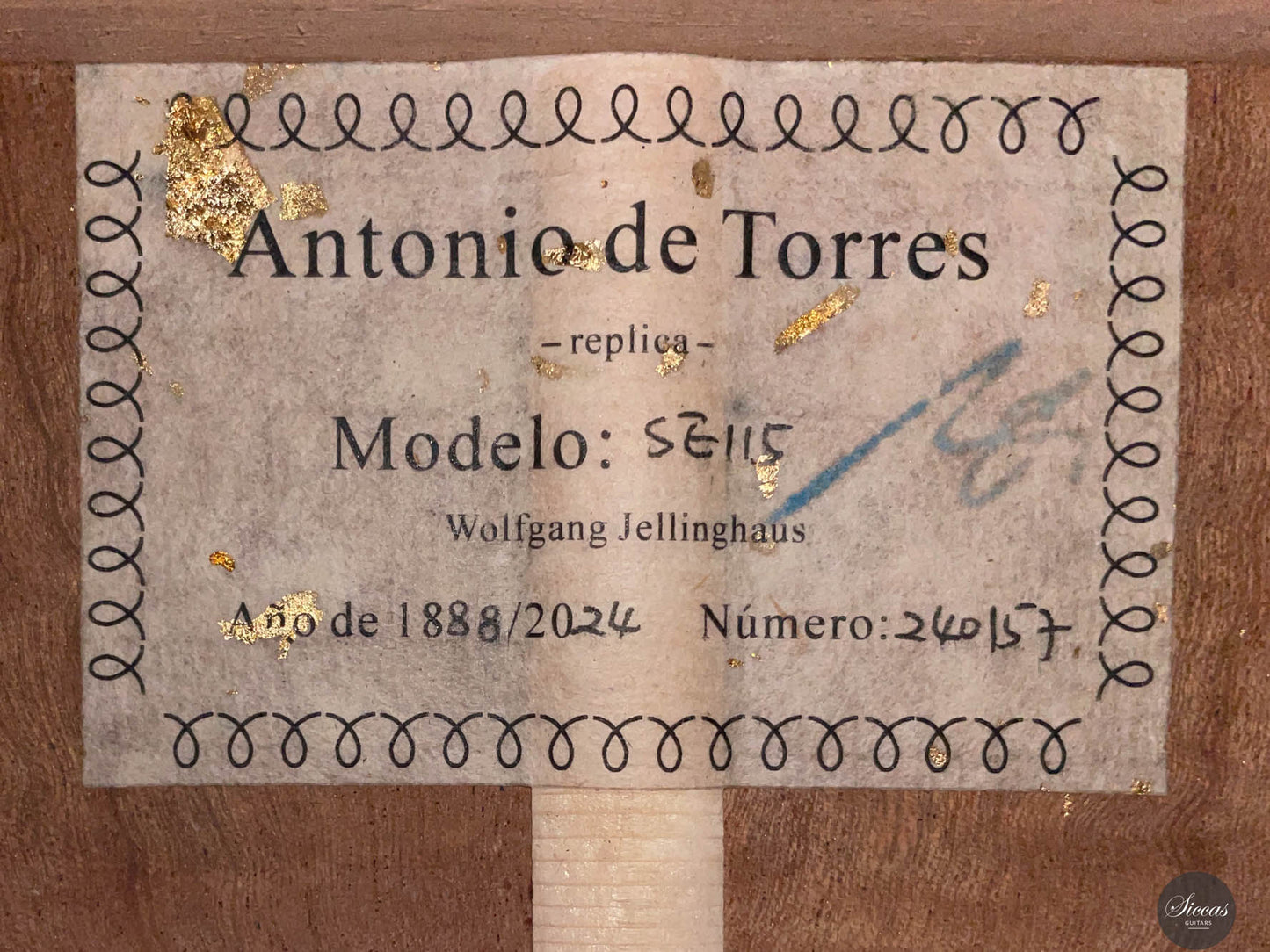 Wolfgang Jellinghaus - Antonio de Torres SE 115
