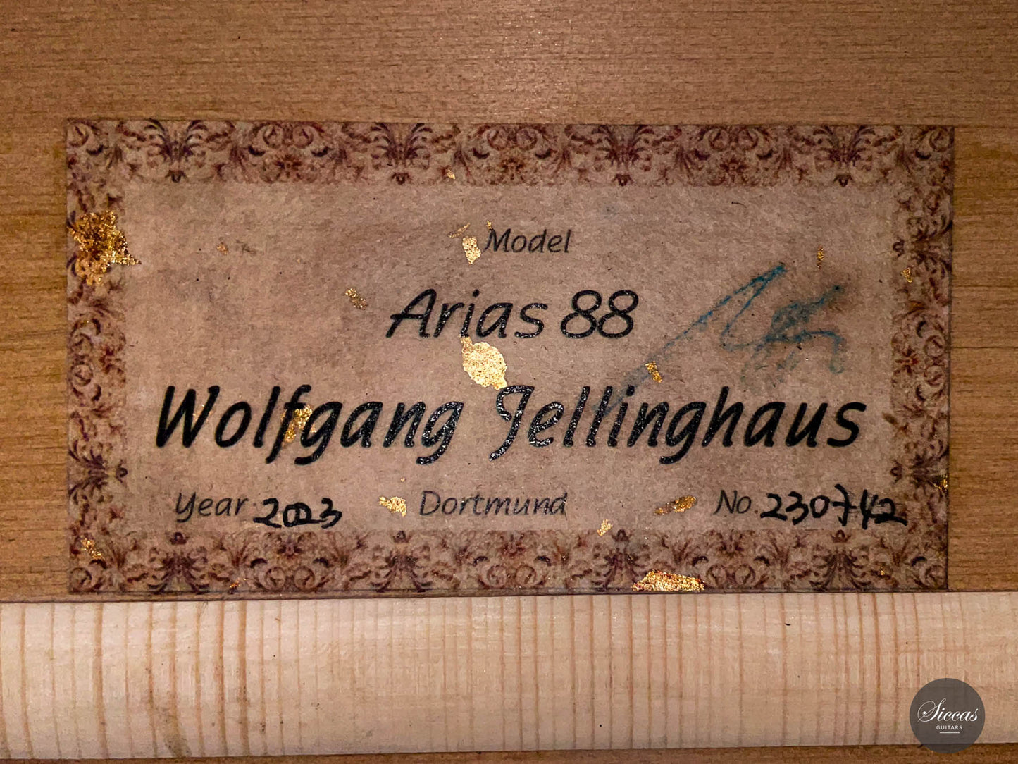 Wolfgang Jellinghaus - "Arias 88 Cypress"
