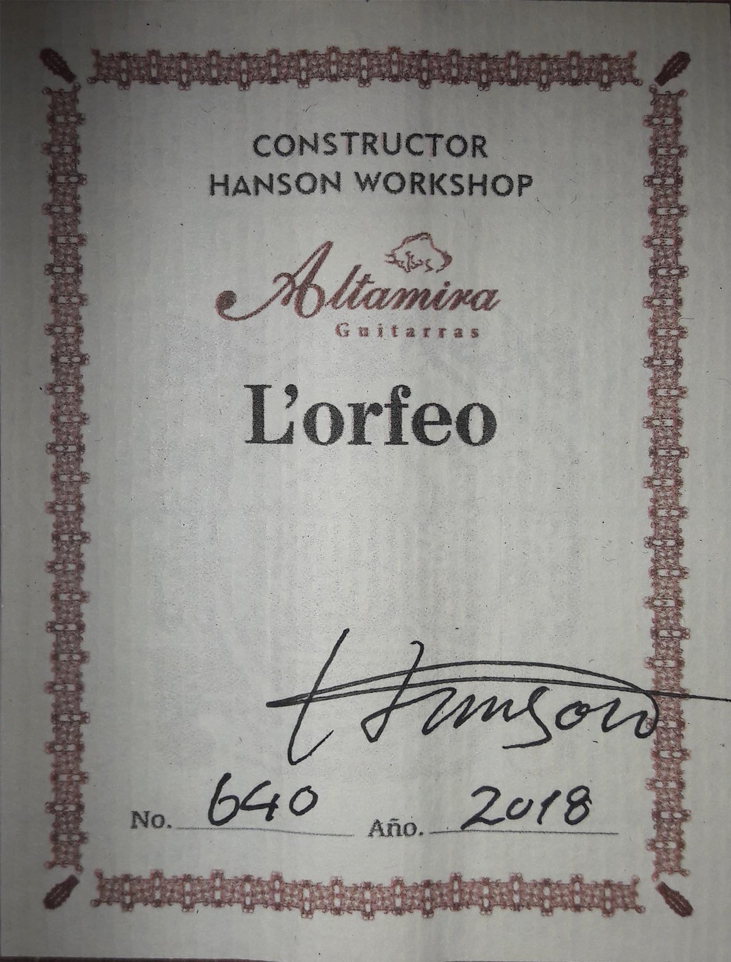 Altamira - L'Orfeo
