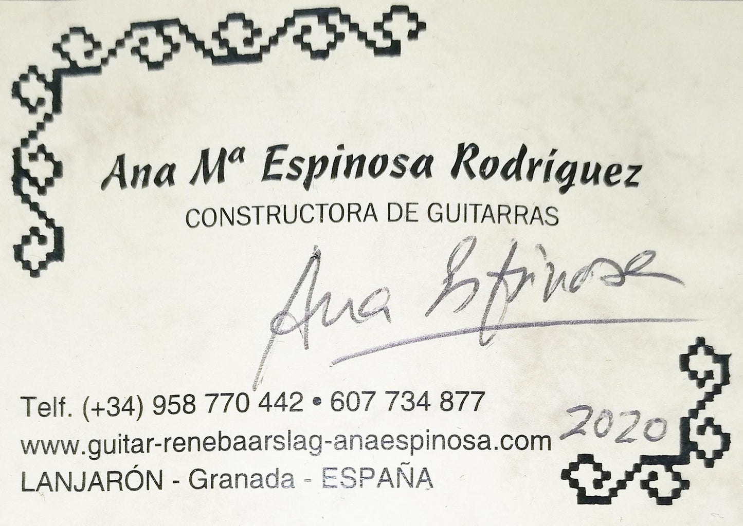 Ana Espinosa - 2020