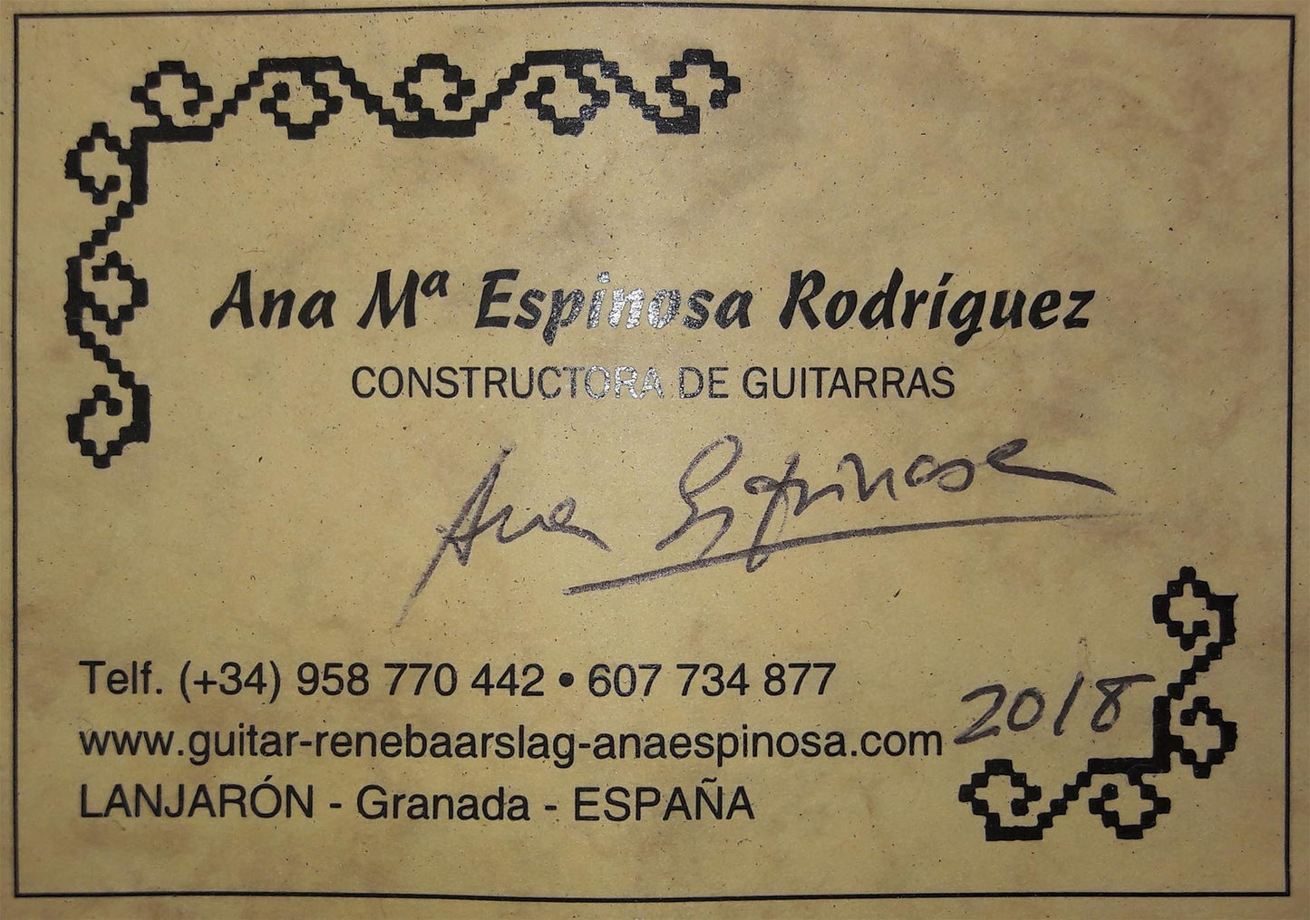 Ana Espinosa - 2018 CF