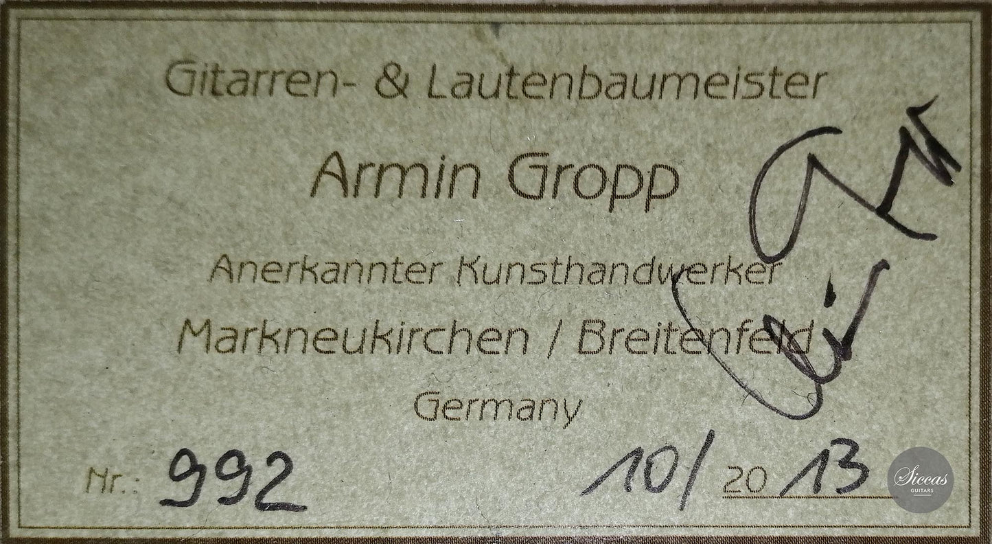Armin Gropp - 2013 Romantic Guitar