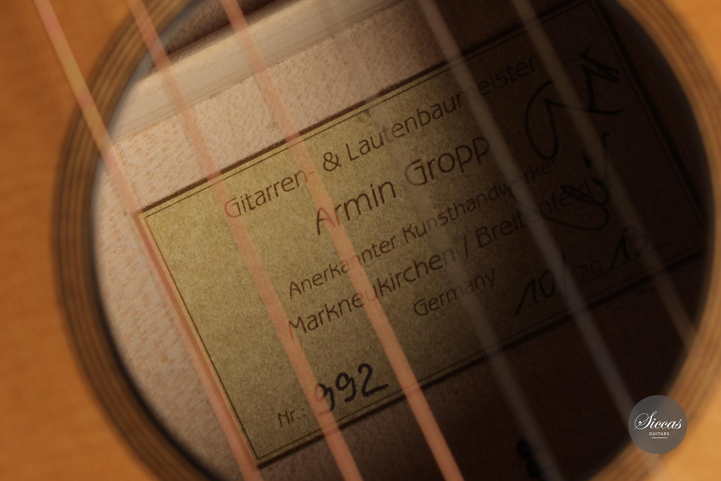 Armin Gropp - 2013 Romantic Guitar