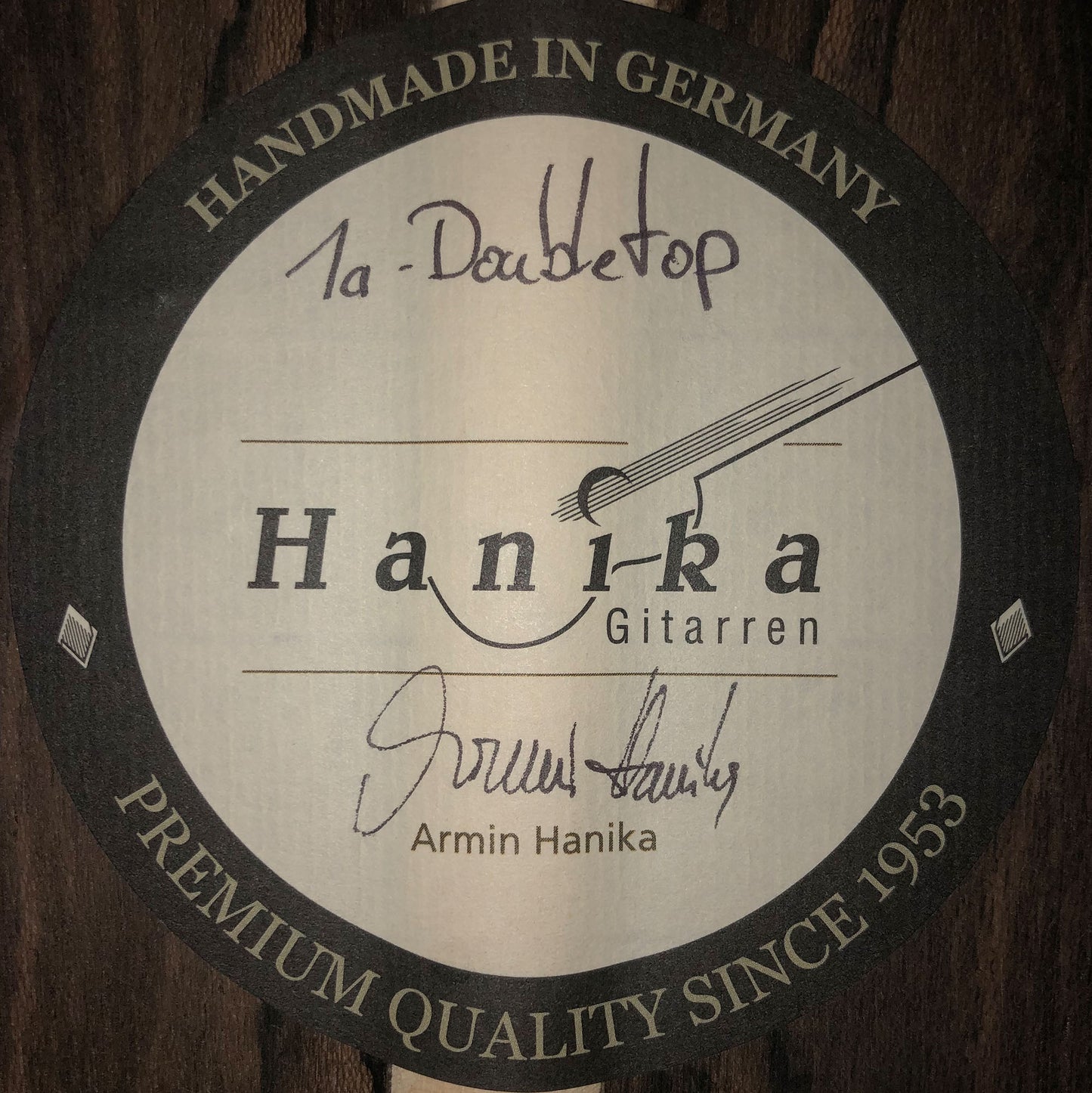 Armin Hanika – 1a Doubletop CF
