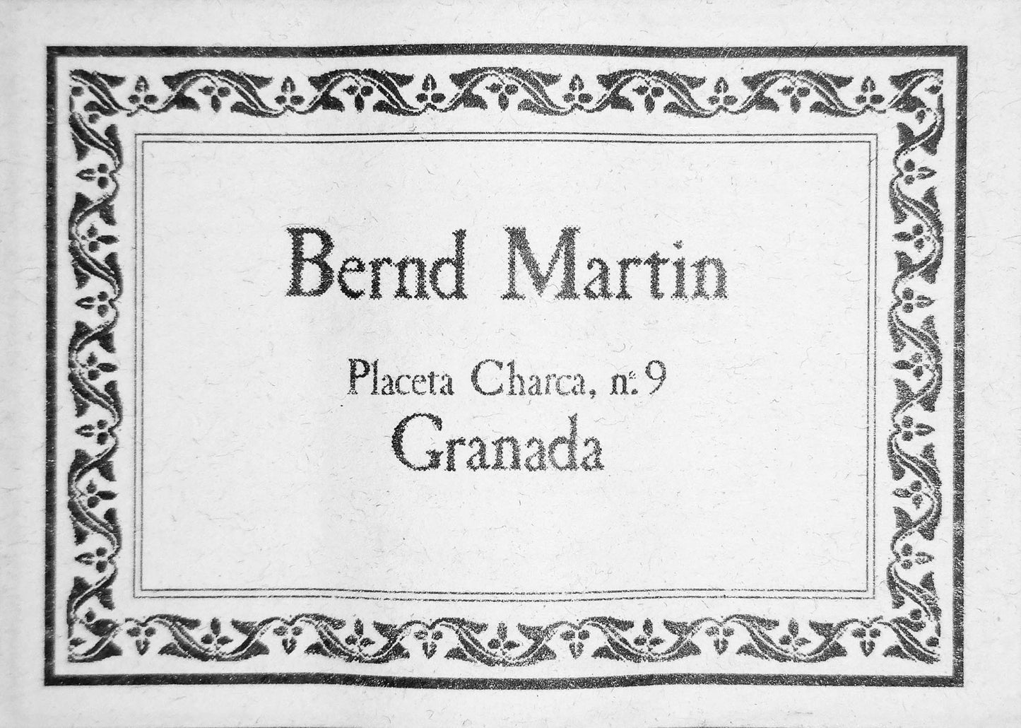 Bernd Martin - 1996