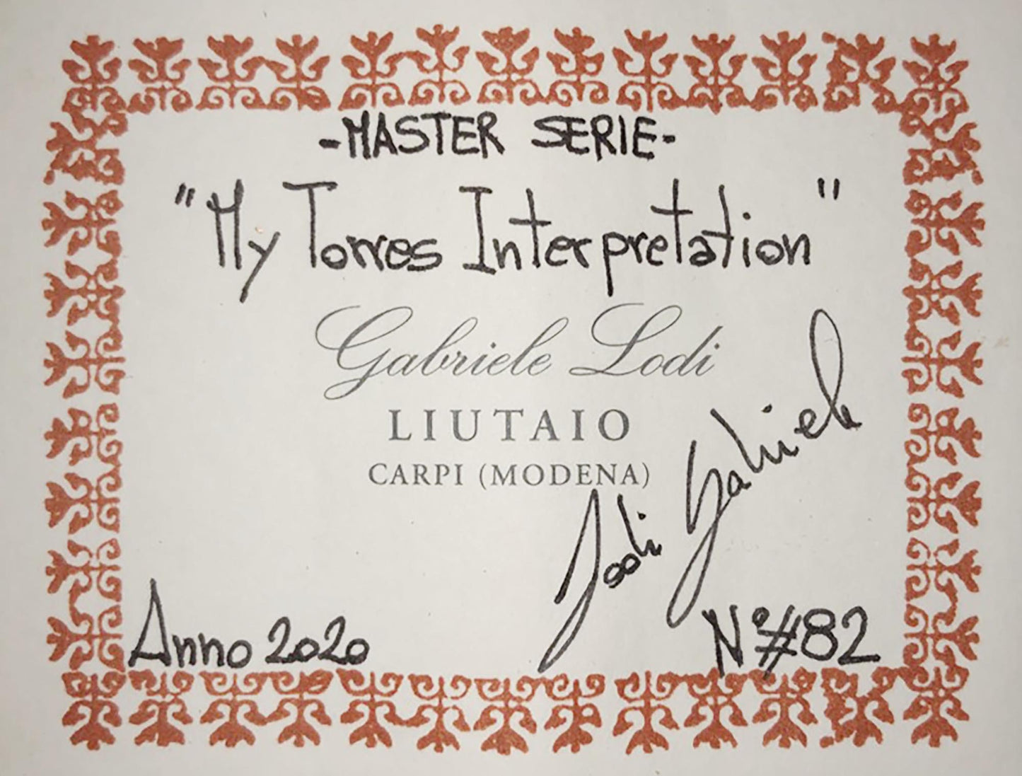 Gabriele Lodi - 2020 - "Torres Interpretation"
