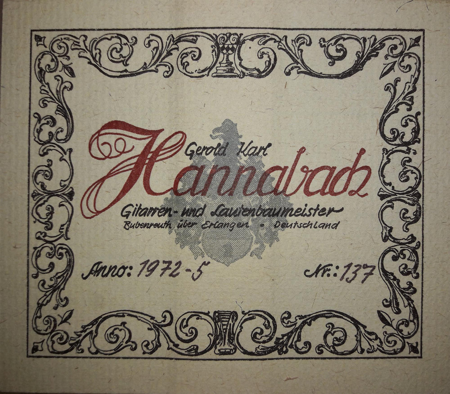 Gerold Karl Hannabach - 1972