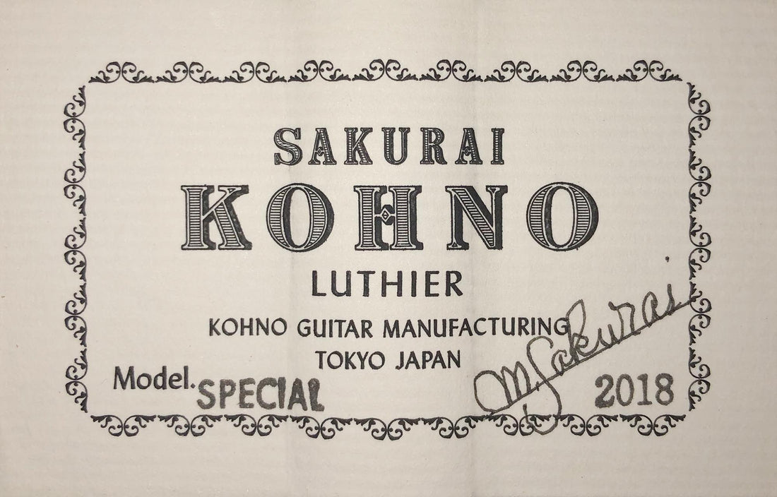 Sakurai Kohno - 2018 Special Spruce